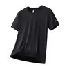 Camiseta de Manga Corta de Seda de Hielo para Hombre, Verano Ligera Transpirable Malla Deportiva Fitness Secado Rápido Running Talla Grande Ropa Superior