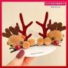 Accesorios para el Cabello de Navidad para Niñas Diadema con Cuernos de Reno Pequeños Accesorios de Disfraz para Bebés Pasador Nuevo Pasador Diadema
