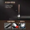 Cuchara de acero inoxidable grado alimenticio vajilla para estudiantes mango largo cuchara para el hogar para comer cuchara de arroz para adultos cuchara de sopa coreana
