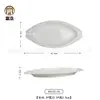 Plato creativo chino de melamina blanca vajilla de banquete de cocina privada plato de hotel restaurante plato de sopa plato de aperitivo plato personalizado