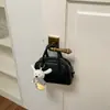 Bolso de hombro cruzado de color sólido simple estilo coreano ins para mujer, diseño de nicho, bolso de mano moderno y texturizado, mochila para el trabajo