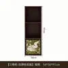 Estantería Modular Estilo Vintage, Estante de Almacenamiento Independiente, Gabinete de Almacenamiento para Sala de Estar, Librero Bajo de Pared, Gabinete de Ocho Compartimentos