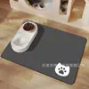 Tapete para Comida de Gato y Perro de Color Sólido Simple de Tierra de Diatomeas Temu Transfronterizo Venta al por Mayor Antideslizante Resistente a Manchas a Prueba de Salpicaduras Tapete para Mascotas Dropshipping
