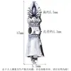Plata de Ley S925 Loto Vajra Campana Mortero Espaciadores Cuentas Retro Plata Tailandesa Nube Posterior Cuentas de Buda Tíbet DIY Accesorios para Pulsera