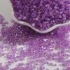Cuentas de tubo H de color mágico de 2 mm cuentas cosidas a mano cuentas sueltas diy hecho a mano material de cuentas de arroz de vidrio chapado en color accesorios de joyería al por mayor