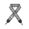 Bolsa feminina alça de ombro alargada substituição alça de ombro jacquard estilo étnico 5CM bolsa com fecho de pressão Bolsa feminina xadrez alça de ombro transversal