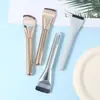 Brocha de base de un solo trazo ultra delgada transfronteriza, cabeza plana, corrector sin costuras, no absorbe polvo, brocha de maquillaje para mascarilla, herramientas de belleza