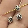 4x4x6mm 0.6g Multicolor DIY Joyería Exportación Joyería Europea y Americana Cuentas de Agujero Grande y Pequeño Cuentas Espaciadoras