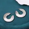Anillo geométrico europeo y americano transfronterizo elegante moda todo-partido Moda Lujo ligero personalidad nicho nuevos pendientes pendientes de botón pendientes