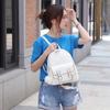 Bolsos Mochila Bolso Coreano para Mujer Nicho de Alta Gama 2025 Nuevo Pu Color Contrastante Mochila Escolar Trendy Bolso de Mujer Mochila
