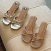 Sandalias elegantes de tacón grueso con lazo estilo francés 2026 Moda coreana verano nuevas sandalias de piscina versátiles sin cordones