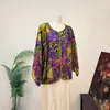 Zhi Li Camisa de diseño retro estilo chino nuevo de alta gama de corte holgado, top estilo nacional de cuello redondo nuevo para mujer principios de otoño 2026