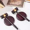 Mazo de Juez Transfronterizo, Accesorios para Fiesta de Cumpleaños Infantil, Martillo de Subasta, Mazo para Juego de Misterio de Asesinato, Rompimiento de Huevo Dorado de Año Nuevo