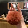 Llavero de Bola Grande de Peluche para Mochilas de Niñas, Lindo Colgante Peludo para Llaves de Coche, Adorno de Regalo para Parejas Estudiantes