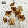 Flor de Sino de Prata em Resina Cabeça Original Criativo Feito à Mão DIY Flor Seca Flor Real Material para Colar de Resina Atacado