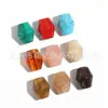 Cuentas sueltas acrílicas de dos tonos con agujero grande de 25x21 MM para cierres de cordón de collar DIY, cadenas de bolso, colgantes, accesorios de ropa y componentes de joyería