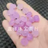 Cuentas de Calabaza Morada Jade Cuentas Sueltas Cuarzo Morado Roca de Jade Melón de la Suerte Cuentas de Ábaco Hebilla de Jade Pulsera Accesorios de Joyería Cuentas