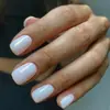 Unhas Artificiais Wearable de Cor Sólida Estilo Minimalista, Unhas Postiças Estilo Girly, 24 Peças, Unhas Postiças Removíveis, Produto Acabado Atacado