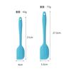 Herramientas para hornear, raspador de silicona integrado resistente a la temperatura, espátula para crema y pasteles, raspador para hornear alimentos, licuadora