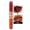 Brillo de Labios Doble Cara Transfronterizo Perlado Mate No se Pega a la Taza Larga Duración Impermeable Esmalte de Labios Venta al Por Mayor
