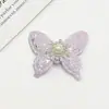 Borboleta com Lantejoulas Brilhantes e Strass Pérolas Produtos Semi-acabados DIY Artesanal Presilhas de Cabelo Capas de Celular Roupas Sapatos Material Acessórios