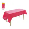 Manteles de Plástico Desechables Impresos al por Mayor, Cubre Mesas de un Solo Color Impresos en Película de Aluminio Pe de Color Sólido, 2025 Impermeables al Aceite