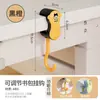 Gancho para Mochila Escolar para Alunos, Gancho Ajustável sem Furo para a Lateral da Mesa, Gancho Durável e Móvel para a Mesa