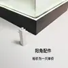 Rodapé Luminoso de Liga de Alumínio Ultra-estreito 2cm Minimalista Invisível Tira de Luz de Silicone Linha do Chão Linha do Pé Curva