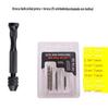 Furadeira Manual de Torção Preta 0,3-3,4mm Broca de Diamante para Marcenaria Ferramenta de Perfuração Manual Conjunto de Brocas de Torção