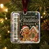 Adorno de Efectivo Acrílico Navideño, Clip para Dinero con Etiqueta Colgante, Regalo de Decoración para Árbol de Navidad, Colgante Creativo de Bendición Festiva