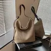 Bolso de Mano Tejido Nuevo 2026 para Mujer, Bolso Cruzado de Hombro Casual de Verano para Viajes, Bolso Grande de Moda Vintage