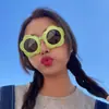 Gafas de Florcita Lindas, Gafas de Sol Divertidas, Accesorios para Fotos, Gafas de Sol para Fiestas de Cumpleaños, Gafas de Sol Personalizadas, Gafas de Sol de Celebridad de Internet