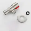 Válvula de Entrada de Agua de Acero Inoxidable 304 con Rosca Interna de 1/2 Pulgada, Válvula de Ángulo con Rosca Interna y Externa, Válvula de Cierre de Agua, Interruptor de Calentador de Agua Fría con Rosca Interna
