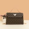 Bolsa de bolinhas estampadas em estilo estrangeiro 2025novas bolsas simples, todas as combinações, bolsa quadrada pequena, bolsa de venda rápida internacional, bolsa feminina