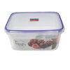 Caja rectangular de plástico de 500 ml sellada con silicona directa de fábrica para mantener la frescura, caja de embalaje de miel de panal, se puede meter en el horno microondas