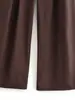 Exportação Transfronteiriça Moda Estilo Europeu e Americano Roupas Femininas Outono 2025 Novo Calça Casual Drapada Plissada de Cintura Alta Solta para Mulheres