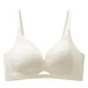 Tira de Gel Ropa Interior sin Marcas Verano Fina para Mujer Reúne Pecho Pequeño Sujetador con Copa Fija Sujetador de Soporte Suave
