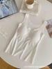Camisola Larga Lisa de Seda Helada Sin Costuras, Corte Ajustado, Camiseta sin Mangas Simple de una Pieza con Tirantes Anchos, Adecuada para Usar como Prenda Exterior o como Capa Base
