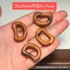 Accesorio Creativo DIY Hecho de Madera de Azufaifo Golpeada por un Rayo con un Amuleto de Buena Salud, Adecuado para Pulseras, Espaciadores de Cuentas, Cordones Trenzados y Colgantes