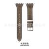 Para Apple Smart Watch iwatch10 Generación applewatch Correa de Cuero Italiano Esmerilado con Hebilla Cuadrada
