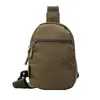 Bolsa de Ombro Casual Simples Texturizada Moda Nova Estilo Cruzado com Design de Nicho Estiloso e Único, Bolsa de Peito Feminina com Múltiplos Compartimentos