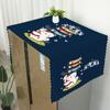 Pano para Tampa Superior de Geladeira Porta Única Porta Dupla Capa de Poeira Capa Completa Universal Máquina de Lavar Roupa de Tambor Capa à Prova d'Água Tecido de Veludo Shihai