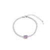 Pulsera Cubo de Azúcar Tesoro de Color Seiko Estilo Popular Douyin Transfronterizo para Mujer Lujo Accesible Nicho Exquisito Gema Natural Joyería de Mano