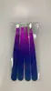 Set de 96 Piezas de Pinzas para Cejas Metalizadas con Spray de Cola Rosa, Cola Dorada, Cola Roja, Cola de Rosa y Degradado Azul