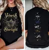 Camiseta de Doble Cara Ala de Cuervo Camiseta de la Academia de Guerra Basgiath Camiseta para Mujer Manga Corta Gráfica de Alta Calidad Camiseta Vintage