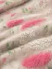 Suéter de cashmere jacquard com gola redonda em flanela para mulheres, novo estilo outono/inverno, pulôver, padrão floral, grosso e quente, adequado como camada interna