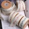 Estilo Coreano Cinta Gasa Calada Encaje Jacquard Cinta DIY Lazo Flor Cinta Cinta Cinta