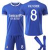 Uniforme de Entrenamiento de Fútbol A2526 Transfronterizo Real Madrid de Visitante No. 5 Bellingham No. 7 Ronaldo No. 9 Mbappé No. 7 Vinos