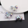 Mariposa Cola de Golondrina de Color Chapado en UV Mariposa Degradada Cuentas Sueltas Pequeñas Cadena de Teléfono Móvil Hecha a Mano DIY Joyería de Cuentas Materiales y Accesorios
