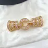 Broche de collar de perlas Zhuji, broche de figura de ocho, conector de acabado hecho a mano, broche de presión, broche universal para cadena de suéter, accesorios para DIY